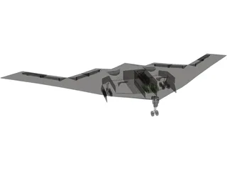 B-2 Northtrop Stealth 3D Model