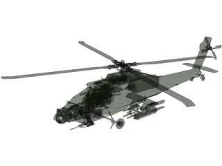 Boeing AH-64 Apache 3D Model