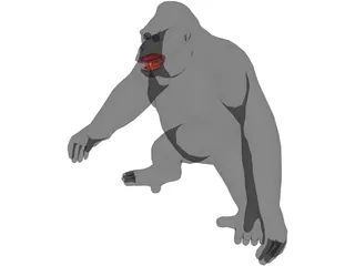 Gorilla 3D Model