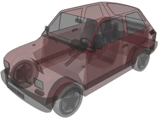 Fiat 126p 3D Model