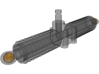 Steering Rack 3D Model