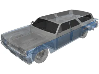 Chevrolet Impala Wagon (1958) 3D Model
