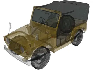 Suzuki Jimny (1970) 3D Model