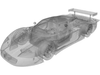 Maserati MC12 (2005) 3D Model