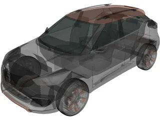 Nissan Kicks Concept (2014) 3D Model