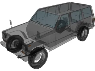 Nissan Safari 160 (1980) 3D Model