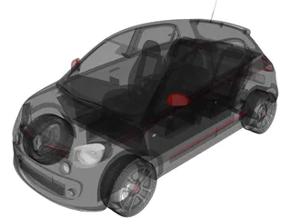 Renault Twingo (2015) 3D Model