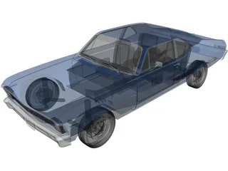 Chevrolet Nova (1969) 3D Model