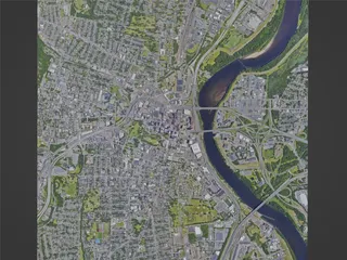 Hartford City, CT, USA (2022) 3D Model