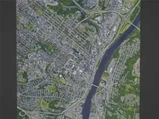 Albany City, USA (2022) 3D Model