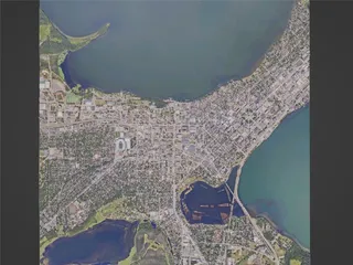 Madison City, WI, USA (2023) 3D Model