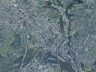 Richmond City, VA, USA (2024) 3D Model