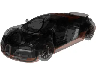 Bugatti Veyron 16.4 Super Sport (2010) 3D Model