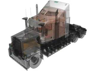 Kenworth T908 3D Model