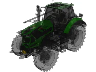 Deutz-Fahr Series 8 TTV 3D Model