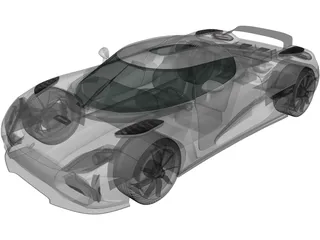 Koenigsegg Agera (2011) 3D Model