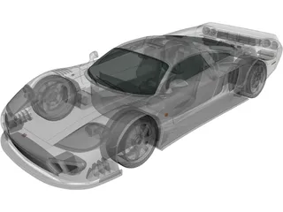 Saleen S7 Twin Turbo (2009) 3D Model