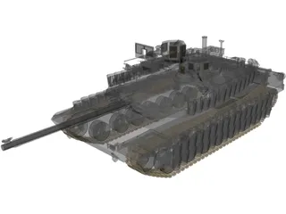 M1A2 Abrams 3D Model