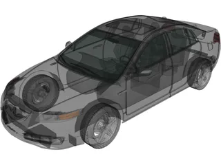 Acura TL (2007) 3D Model