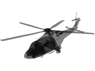 AgustaWestland AW139D 3D Model