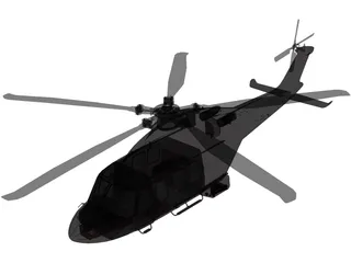 AgustaWestland AW139D 3D Model