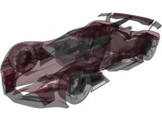 Alfa-Romeo 8C-R Tazio (2020) 3D Model