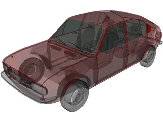 Alfa-Romeo Alfasud (1972) 3D Model