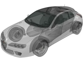 Alfa-Romeo Brera (2011) 3D Model