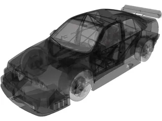 Alfa Romeo 155 V6 Ti (1993) 3D Model