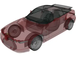 Alfa Romeo SZ (1989) 3D Model