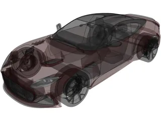 Aston Martin DBS Superleggera (2019) 3D Model