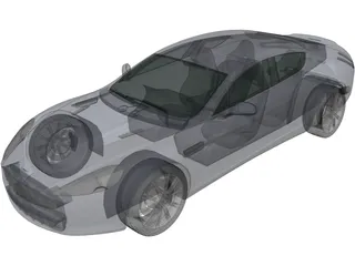 Aston Martin Rapide (2010) 3D Model