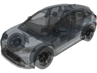 Aud Q4 E-Tron S-Line (2022) 3D Model