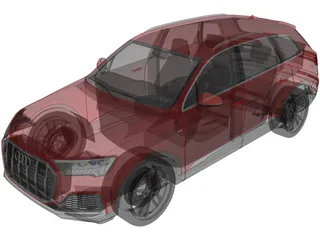 Audi Q7 (2020) 3D Model