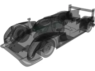 Audi R18 TDI (2011) 3D Model