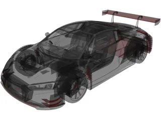 Audi R8 LMS GT3 (2020) 3D Model