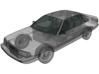 Audi 200 Sedan (1983) 3D Model