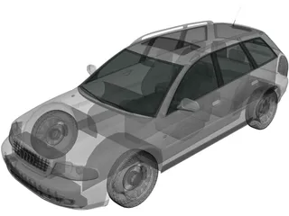 Audi A4 Avant (1999) 3D Model