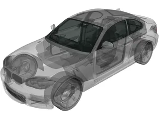 BMW 135i Coupe (2007) 3D Model