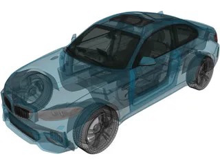 BMW M2 Coupe [F87] (2015) 3D Model