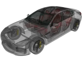 BMW M6 Gran Coupe [F06] (2013) 3D Model