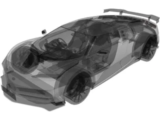 Bugatti Centodieci (2020) 3D Model