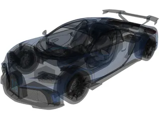 Bugatti Chiron Pur Sport (2021) 3D Model