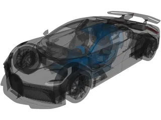 Bugatti Divo (2019) 3D Model
