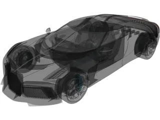 Bugatti La Voiture Noire (2019) 3D Model