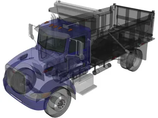 Peterbilt 340 Dump Truck (2009) 3D Model