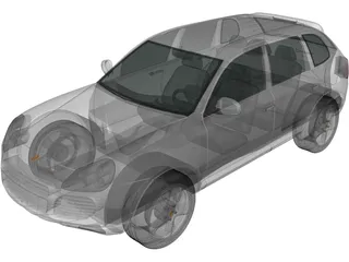 Porsche Cayenne S (2003) 3D Model