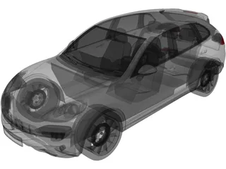 Porsche Cayenne Hybrid (2011) 3D Model