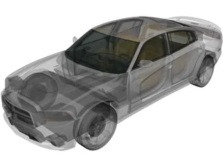 Dodge Charger LX (2011) 3D Model