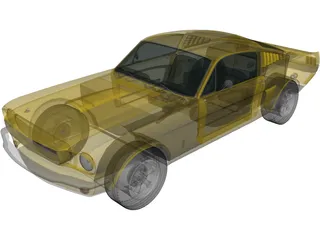 Ford Mustang Fastback (1965) 3D Model